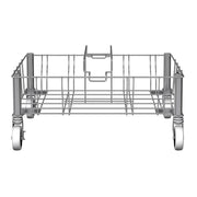 Rubbermaid 1956191 Square Metal Trash Can Dolly w/ Flat Center & 200 lb Capacity