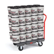 Rubbermaid FG440300BLA 500 lb Platform Truck w/ Tie Downs, 36"L x 24"W