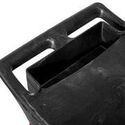 Rubbermaid FG618000 BLA 2 Level Polymer Utility Cart w/ 330 lb Capacity, Flat Ledges