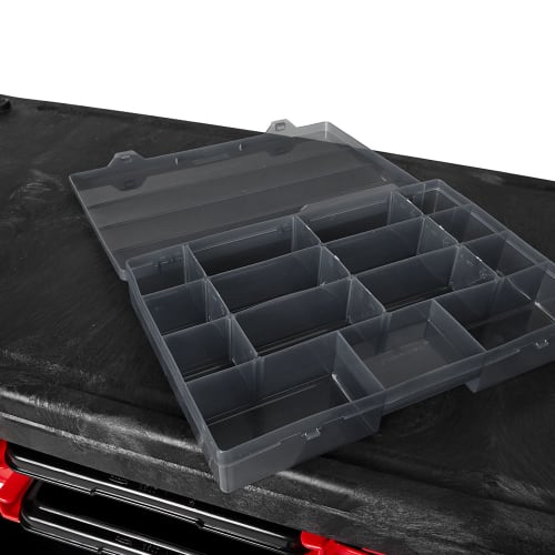 Rubbermaid FG618000 BLA 2 Level Polymer Utility Cart w/ 330 lb Capacity, Flat Ledges
