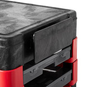 Rubbermaid FG618088 BLA 2 Level Polymer Utility Cart w/ 330 lb Capacity, Flat Ledges