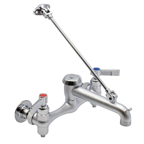 Advance Tabco K-240 Service Faucet w/ Vacuum Breaker, Chrome-Plated Brass