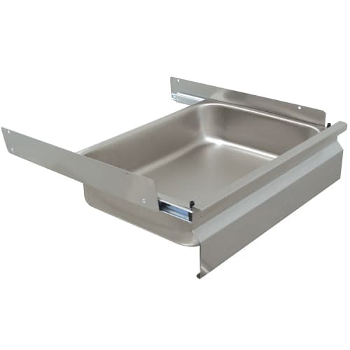 Advance Tabco SS2020 Work Table Drawer w/ Slides - 20"L x 20"W x 5"D, Stainless Steel