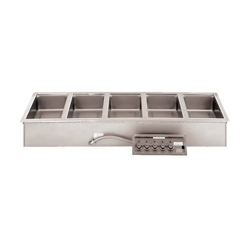 APW Wyott HFW-5DS Drop-In Hot Food Well w/ (5) Full Size Pan Capacity, 240v/3ph