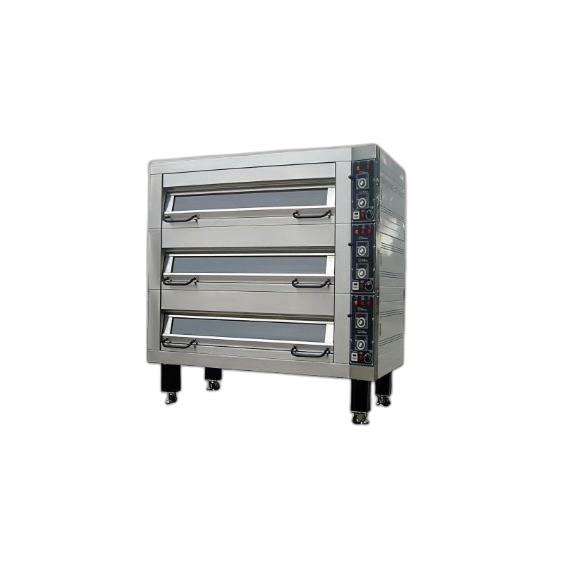 BakeMax Electric Four Pan Artisan Stone Deck Oven | Single, Double, Triple & Four Deck Models