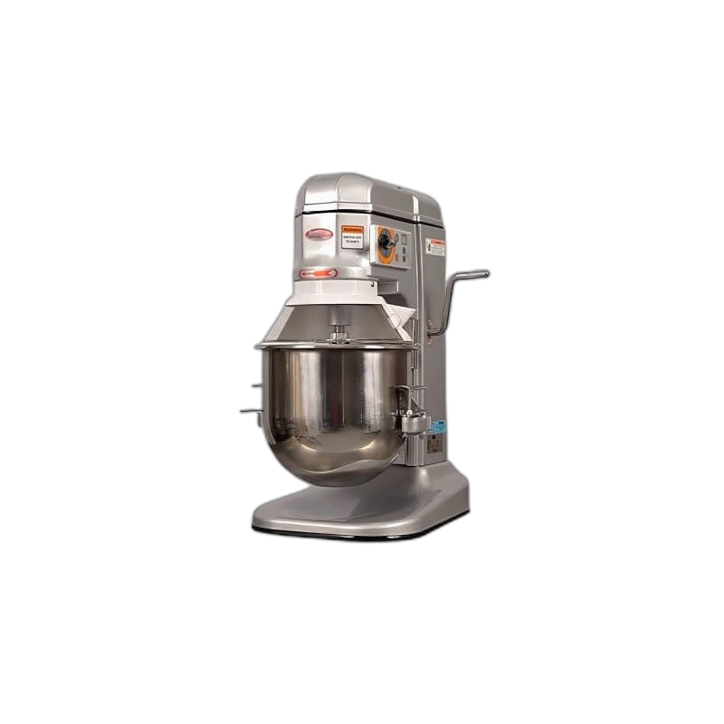 BakeMax BMPM012 12-Quart Commercial Countertop Planetary Mixer – Heavy Duty, 3-Speed