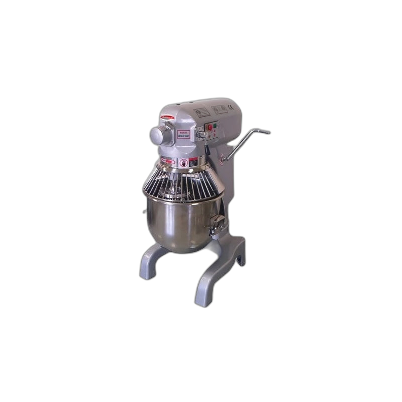 BakeMax BMPM020 20-Quart Commercial Heavy Duty Electric Planetary Mixer – Floor Model