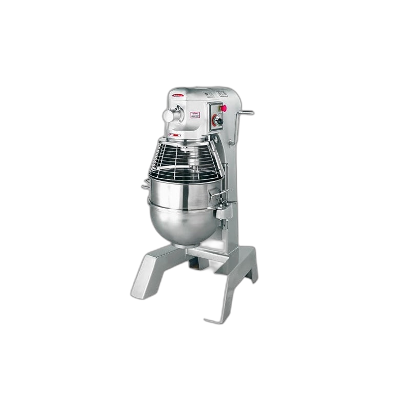 BakeMax BMPM030 Commercial 30 Qt Heavy Duty Floor Planetary Mixer – 3-Speed Electric