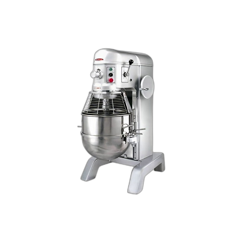BakeMax BMPM060 60-Quart Heavy Duty Floor Mixer – 4-Speed Planetary Mixer