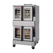 Blodgett ZEPH-100-G DBL Zephaire Double Full Size Natural Gas Convection Oven - 100,000 BTU
