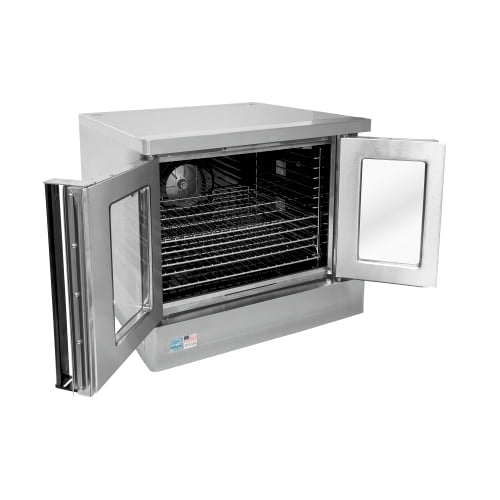 Blodgett ZEPH-200-E DBL Zephaire Bakery Depth Double Full Size Electric Convection Oven - 22kW, 208v/3ph
