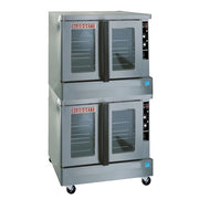 Blodgett ZEPH-200-E DBL Zephaire Bakery Depth Double Full Size Electric Convection Oven - 22kW, 208v/3ph
