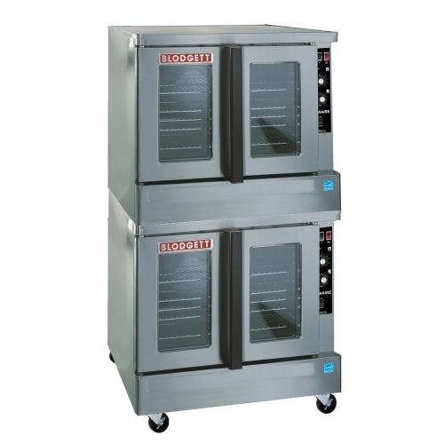 Blodgett ZEPH-200-E DBL Zephaire Bakery Depth Double Full Size Electric Convection Oven - 22kW, 208v/3ph