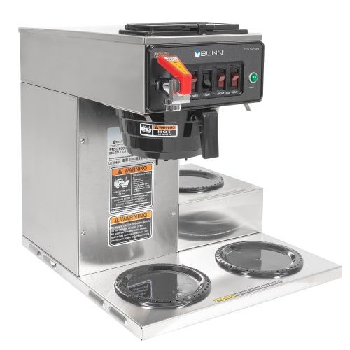 Bunn CWTF15-3 Medium Volume Decanter Coffee Maker - Automatic, 3 9/10 gal/hr, 120v (12950.0212)