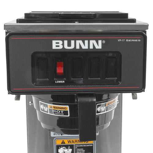 Bunn VP17-1 Medium Volume Decanter Coffee Maker - Pourover, 3 4/5 gal/hr, 120v (13300.0001)