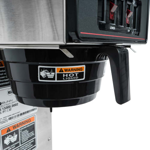 Bunn VP17-2 Medium Volume Decanter Coffee Maker - Pourover, 3 9/10 gal/hr, 120v (13300.0002)