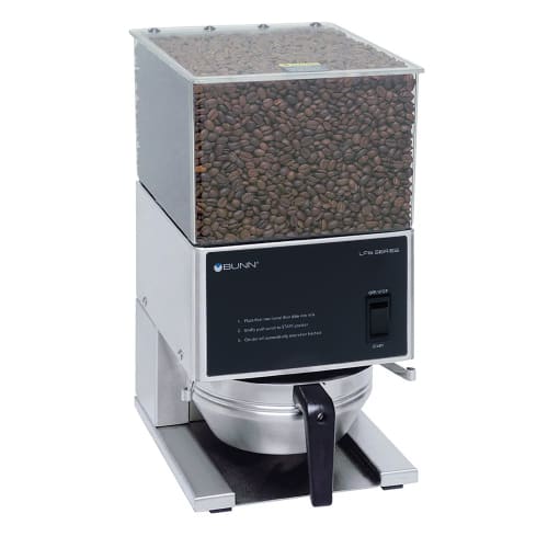 Bunn LPG Low Profile Coffee Grinder w/ 6 lb Hopper & Portion Control, 120v (20580.0001)