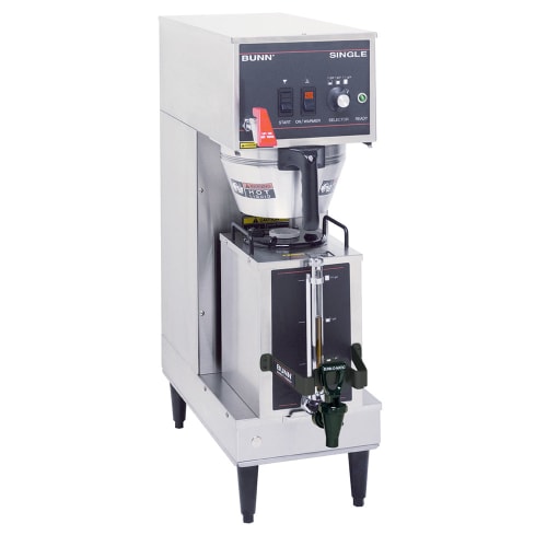 Bunn SINGLE GPR Single Satellite Coffee Brewer W/Server, Stainless Funnel, 120v (23050.0007)
