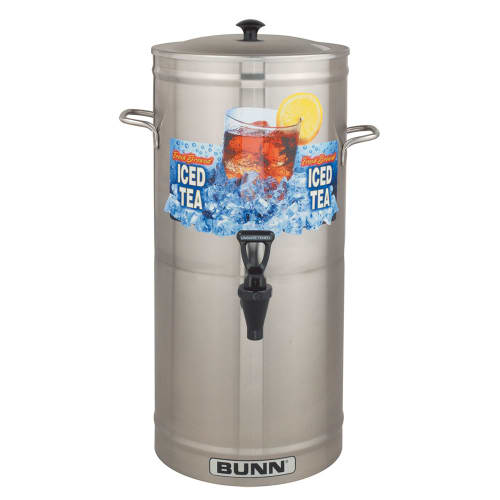 Bunn TDS-3.5 3 1/2 gal Round Iced Tea Coffee Dispenser w/ Handles (33000.0023)