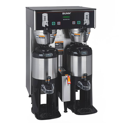 Bunn DUAL TF DBC BrewWISE® Dual Satellite Digital Coffee Brewer w/ Funnel Lock, 120 208v/1ph (34600.0006)