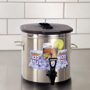Bunn TDO-3.5 3 1/2 gal Oval Iced Tea Dispenser w/ Handles (37100.0000)