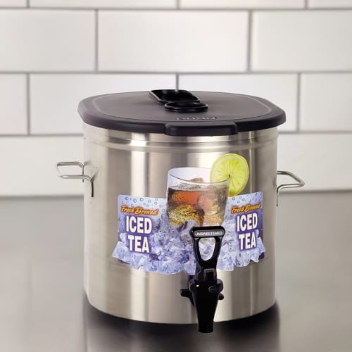 Bunn TDO-3.5 3 1/2 gal Oval Iced Tea Dispenser w/ Handles (37100.0000)