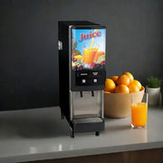 Bunn JDF-2S Silver Series® Refrigerated Drink Dispenser w/ (2) 5 gal Bowls, Mixing, Unlit Juice Graphic, 120v (37900.0001)