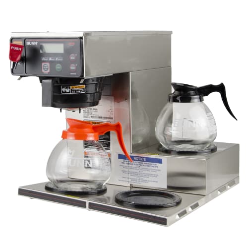 Bunn AXIOM-DV-3 AXIOM® Medium Volume Decanter Coffee Maker - Automatic, 7 1/2 gal/hr, 120v (38700.0009)
