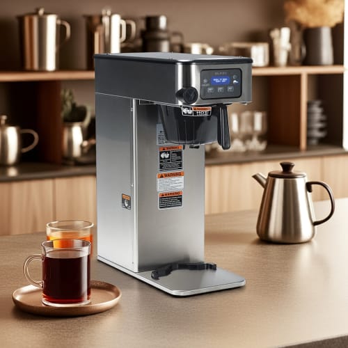 Bunn ICB-DV Automatic Coffee Brewer for Thermal Servers - Stainless, 120-240v/1ph (53100.0100)