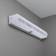 Berner CLC08-1036E 36" Heated Air Curtain - (2) Speeds, White, 208v/1ph