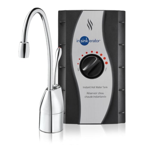 InSinkErator C1300 Hot Water Dispenser, Chrome Gooseneck & 1/2 Gallon Tank, 1300 watt