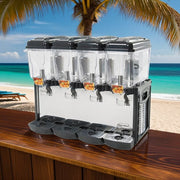 Eurodib CD4J Refrigerated Drink Dispenser w/ (4) 3 gal Bowls, Pre Mix, 110-120v