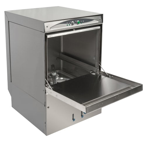 MoTak MGW-HT30 High Temp Rack Undercounter Glass Washer w/ (30) Racks/hr Capacity, 208-240v/1ph