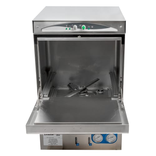 MoTak MGW-HT30 High Temp Rack Undercounter Glass Washer w/ (30) Racks/hr Capacity, 208-240v/1ph