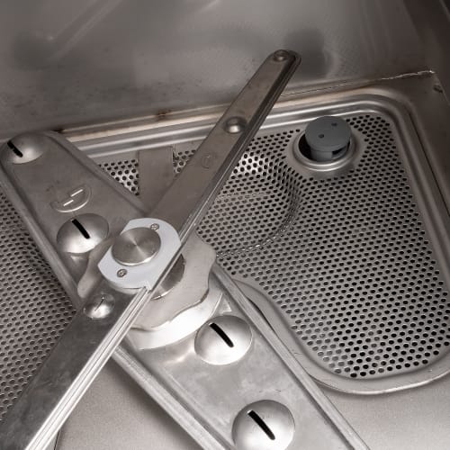 MoTak MGW-HT30 High Temp Rack Undercounter Glass Washer w/ (30) Racks/hr Capacity, 208-240v/1ph