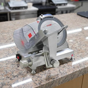Eurodib HBS-250L Manual Meat Slicer w/ 10" Blade, Belt Driven, Aluminum, 1/5 hp