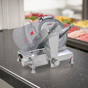 Eurodib HBS-300L Manual Meat Slicer w/ 12" Blade, Belt Driven, Aluminum, 1/3 hp