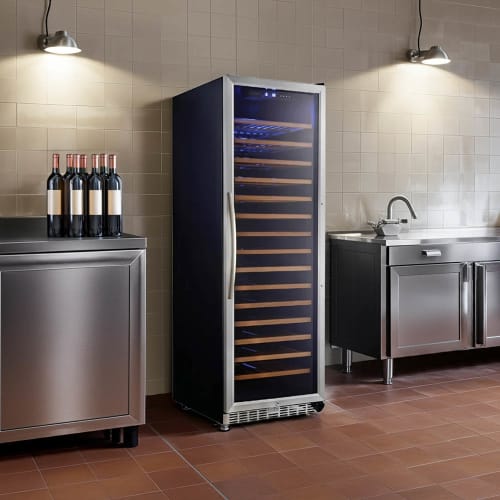 Eurodib USF168S 24" One Section Wine Cooler w/ (1) Zone, 165 Bottle Capacity, 110v