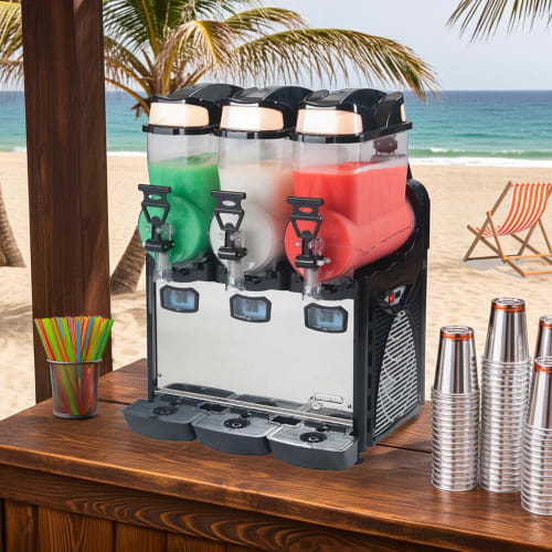 Eurodib OASIS3 24" Frozen Drink Machine w/ (3) 2 3/5 gal Bowls - 110v