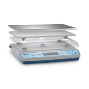 Edlund BRV-480 30 lb Square Digital Scale w/ Removable Platform - 11 2/5" x 7", Stainless