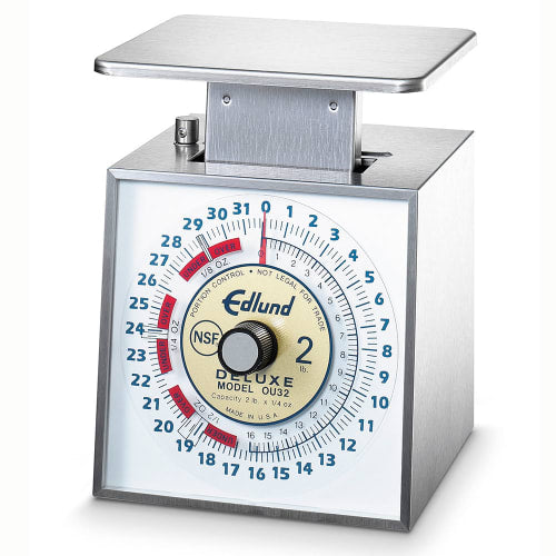 Edlund OU-32P Scale, 32 oz x 1/8, 1/4, & 1/2, Fixed Platform