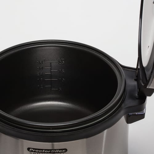 Proctor Silex 37540 40 Cup Rice Cooker w/ Auto Cook & Hold, 120v