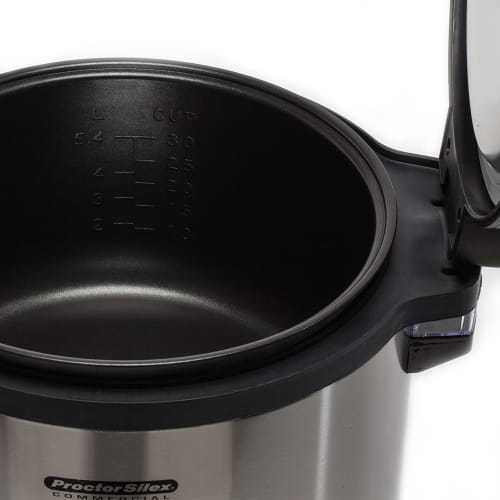Proctor Silex 37560R Insulated Rice Cooker/Warmer, 60 Cup, Trigger Handle, NSF, 120 V