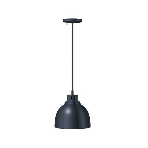 Hatco DL-725-RL 69 1/2" Ceiling Mount Heat Lamp w/ Retractable Cord - Lower Switch, Bold Black, 120v