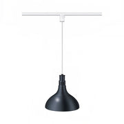 Hatco DL-800-RL 69 1/2" Ceiling Mount Heat Lamp w/ Retractable Cord - Lower Switch, Bold Black, 120v