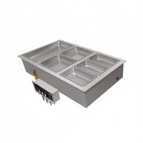 Hatco HWBI-3MA Drop-In Hot Food Well w/ (3) Full Size Pan Capacity, 240v/1ph