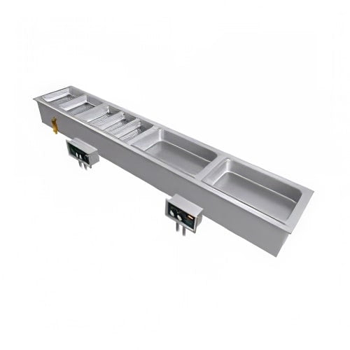 Hatco HWBI-S2MA Drop-In Hot Food Well w/ (2) Full Size Pan Capacity, 208v/1ph