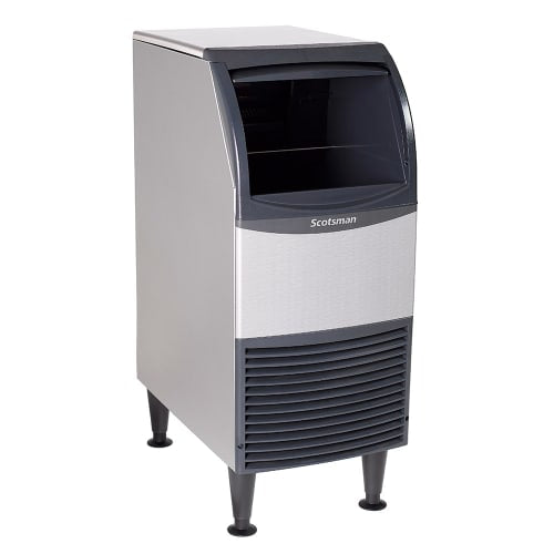 Scotsman CU0415MAX-1 15"W Full Cube Undercounter Ice Machine - 58 lbs/day, Air Cooled, Gravity Drain, 115v