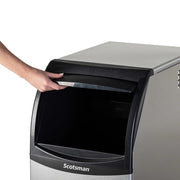 Scotsman CU0415MAX-1 15"W Full Cube Undercounter Ice Machine - 58 lbs/day, Air Cooled, Gravity Drain, 115v