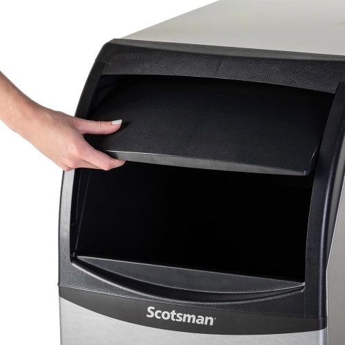 Scotsman CU0415MAX-1 15"W Full Cube Undercounter Ice Machine - 58 lbs/day, Air Cooled, Gravity Drain, 115v